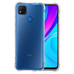 Silikonska futrola s ojačanim rubovima za Xiaomi Redmi 9C/Redmi 9C NFC - Prozirna KP30040
