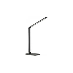 LED stona lampa s prigušivačem i bežičnim punjenjem NOBLITE Q LED/7W/230V 3000/4000/6500K crna
