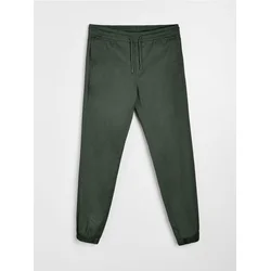Sinsay - Pamučne jogger pantalone - plavozeleno