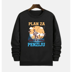 MAFIMI Muški duks Plan za penziju, Crni