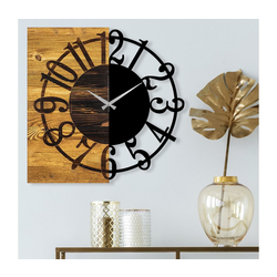 WALLXPERT Zidni sat Wooden Clock 1