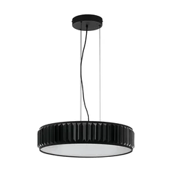 EGLO LED visilica FIRENZUOLA 32,5 W 53 cm crna bela daljinski 390054