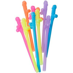 Dicky Sipping Straws - slamke s vrhom u obliku penisa u 5 boja