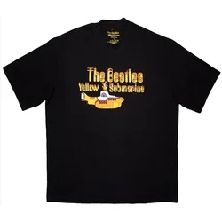 The Beatles Majica Logo & Sub Unisex Black M