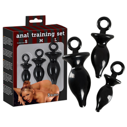You2Toys Set analnih čepova, 3 komada, Crni
