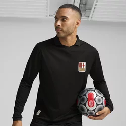 Mens Puma AC Milan 125th Anniversary Authentic Jersey, Black, Size L, Clothing