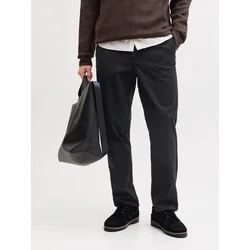JACK & JONES Chino hlače  črna