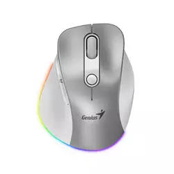 Genius Bežični miš Ergo 9000S Pro, USB, Sivi