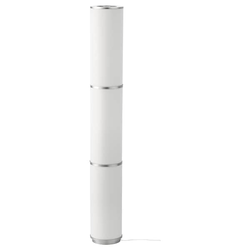 VIDJA Podna lampa, bela, 138 cm