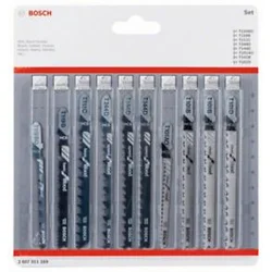 BOSCH List ubodne testere set 10 komada 2607011169