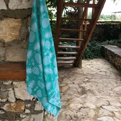 Lessentiel Maison Peškir za plažu 100x180cm Zeleni