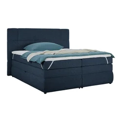 Boxspring Krevet Palace 160/200 cm , tamnoplava