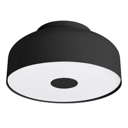 Sollux SL.1678 - Plafonska lampa OMIQ 4xE27/15W/230V prečnika 30 cm crna