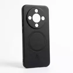 Maska Mag Case Smooth Leather za Honor Magic 8 Lite/ X9d crna