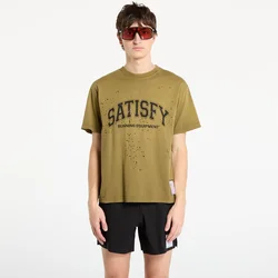 Majice Satisfy MothTech T-Shirt Sun Bleached Military Olive L