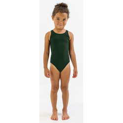 Girls swimsuit finis youth bladeback solid pine 22