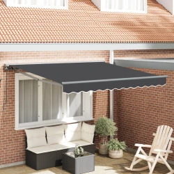 Okvir tende Antracit 300 x 250 cm Poliester s PU premazom