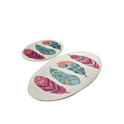 Lessentiel Maison Set 2 prostirke Pera, Šareno