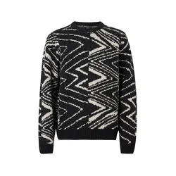 Volcom Pulover ZAGNER črna/off-bela