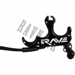TRU Ball Release Rave 3-Finger Black