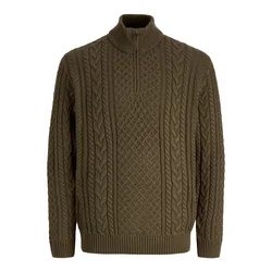 JACK & JONES Pulover JPRBLUCALLUM oliva