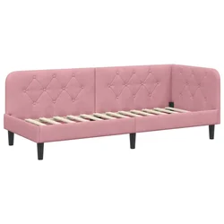 Vidaxl Kotna postelja Roza 80 x 200 cm Žamet