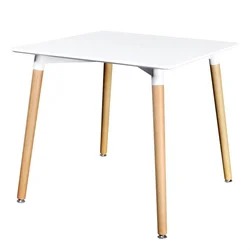 Bolzz Trpezarijski sto Milano 2, 80x80cm, Beli