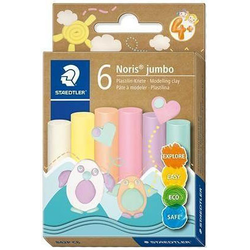 Staedtler plastelin noris jumbo pastel 6/1