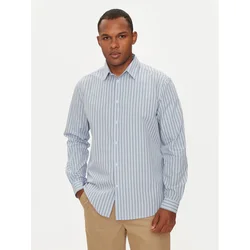 Sisley Srajca 5B8SSQ03T Modra Regular Fit
