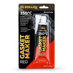 Zollex Silikonska tesnilna masa 85g (RDEČA brez vonja) 8-RD