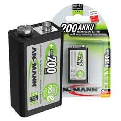 Punjiva baterija NiMH 9V block / 6F22 200mAh maxE ANSMANN