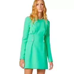 Chiara Ferragni Ženska haljina 73CBO920N0103-104, Zelena