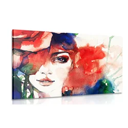 Slika abstraktni portret ženske - 60x40
