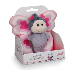 NICI plišasti metulj Love v darilni škatli, 10 cm