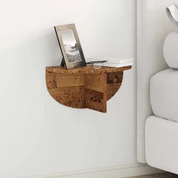 Polica na zidu Zidne 2 pcs Staro drvo 38 x 19 x 19 cm