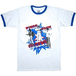 Run DMC Kings From Queens Ringer Royal Blue & White L Majica