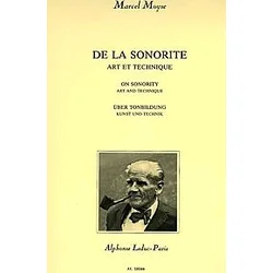 MOYSE : note DE LA SONORITE