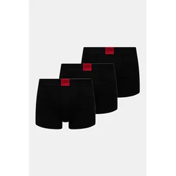 Boksarice HUGO 3-pack moške, črna barva, 50532797