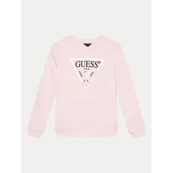 GUESS Majica  roza / magenta / črna