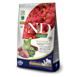 N&D Suva hrana Quinoa Digestion Lamb, Fennel, Mint-Artichoke 2,5 kg