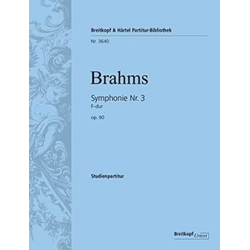 BRAHMS:SYMPHONIE NR.3 OP.90 STUDY SCORE