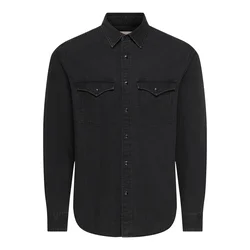 Only & Sons Srajca ONSRAY črn denim