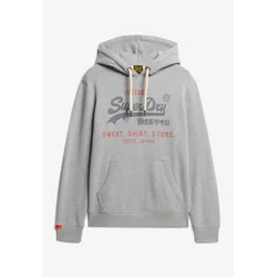 Superdry & Co Majica Heritage progasto modra/pegasto siva/pegasto rdeča