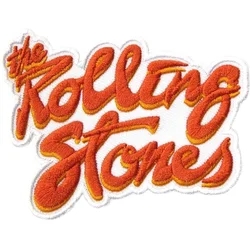 The Rolling Stones Orange Logo Iron-On Patch