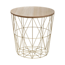 Stočić Kumi 41x39.5cm boja zlata Atmosphera Createur Dinterieur