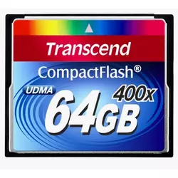 TRANSCEND memorijska kartica COMPACT FLASH 64GB 400X TS64GCF400