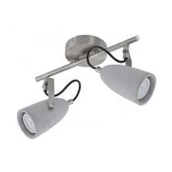 Briloner 2529-022 - LED spot svetiljka THIMBLE 2xGU10/5W/230V beton
