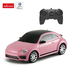 Licencirani avto na daljinsko upravljanje Volkswagen Beetle 1:24 RASTAR - roza