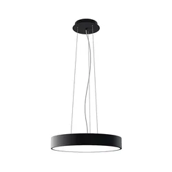 LED2 - LED luster na sajli MONO SLIM LED/30W/230V 3000K/4000K O 40 cm crna