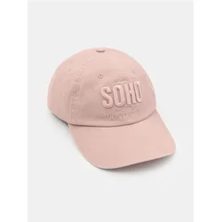 Sinsay - Kapa sa šiltom i izvezenim natpisom SOHO - lila
